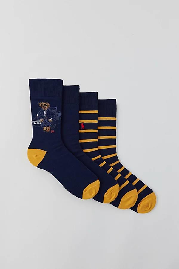 Polo Ralph Lauren Denim Bear Trouser Sock 2-Pack Mens at Urban Outfitters Product Image