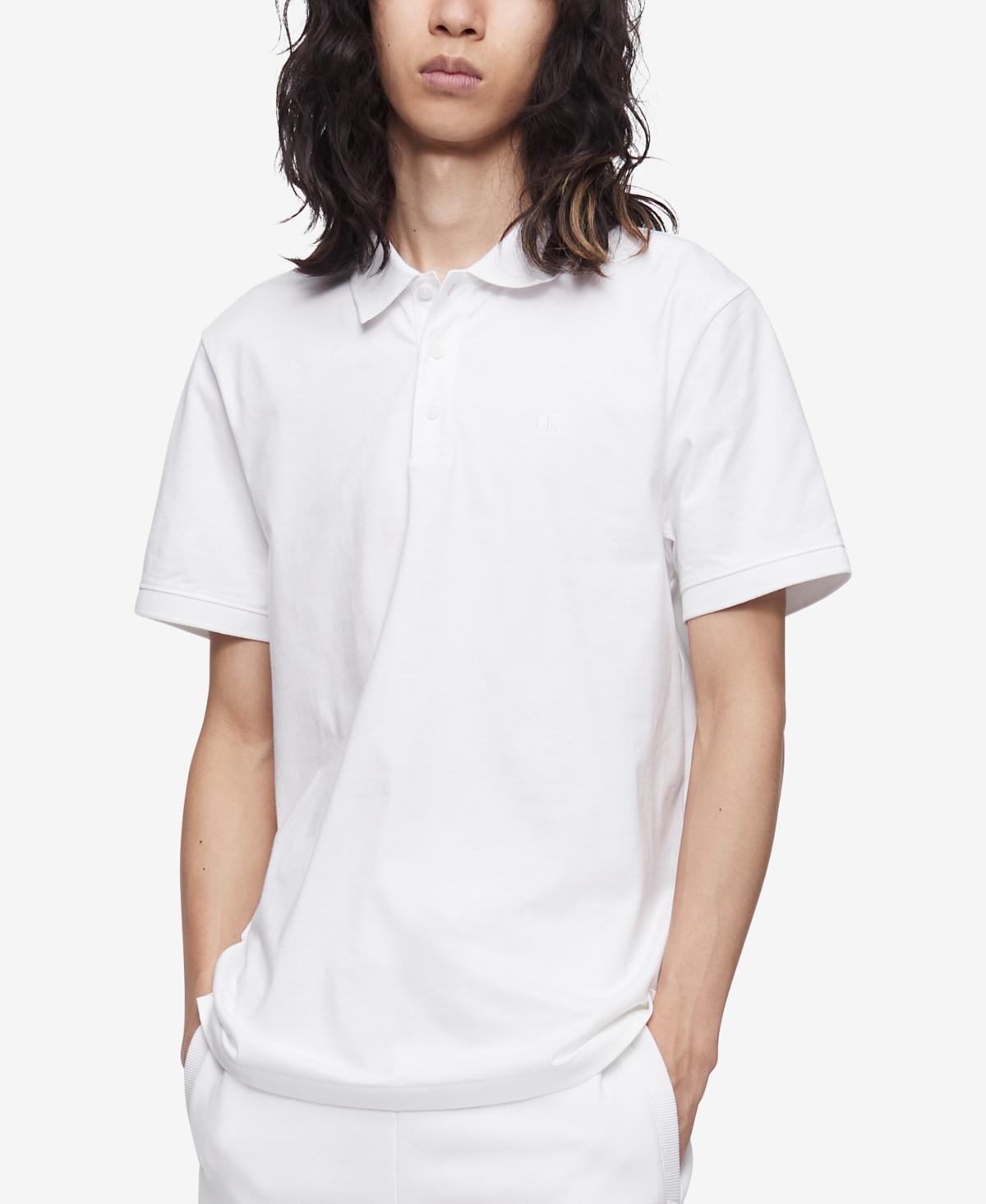 Calvin Klein Short Sleeve Classic Fit Smooth Polo Shirt Product Image