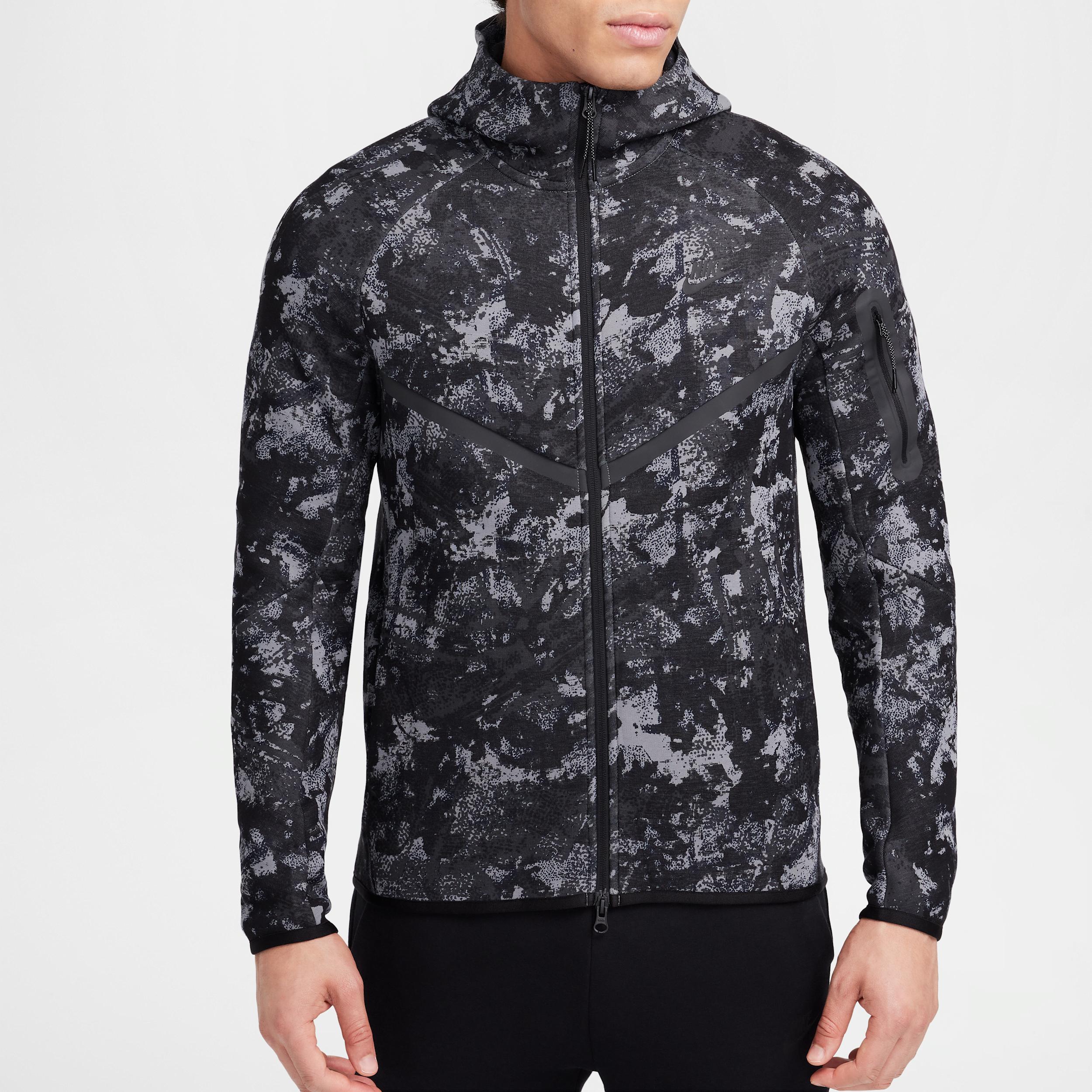 Nike Men's Tech Windrunner Fleece Full-Zip Hoodie Product Image