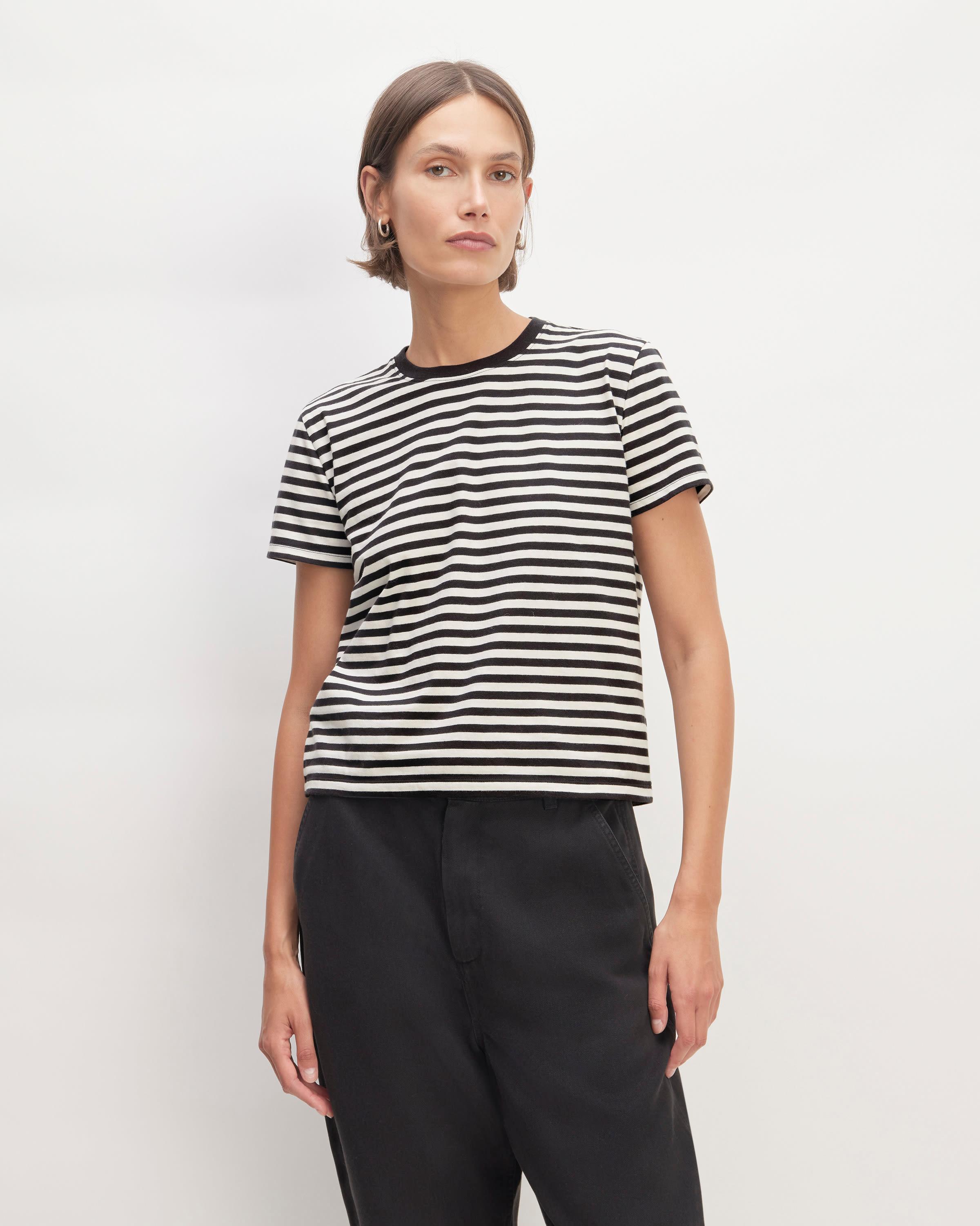 The Box-Cut Tee in Essential Cotton Product Image