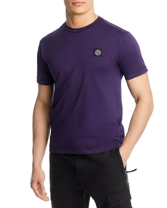 Stone Island Logo Patch Cotton T-Shirt Product Image