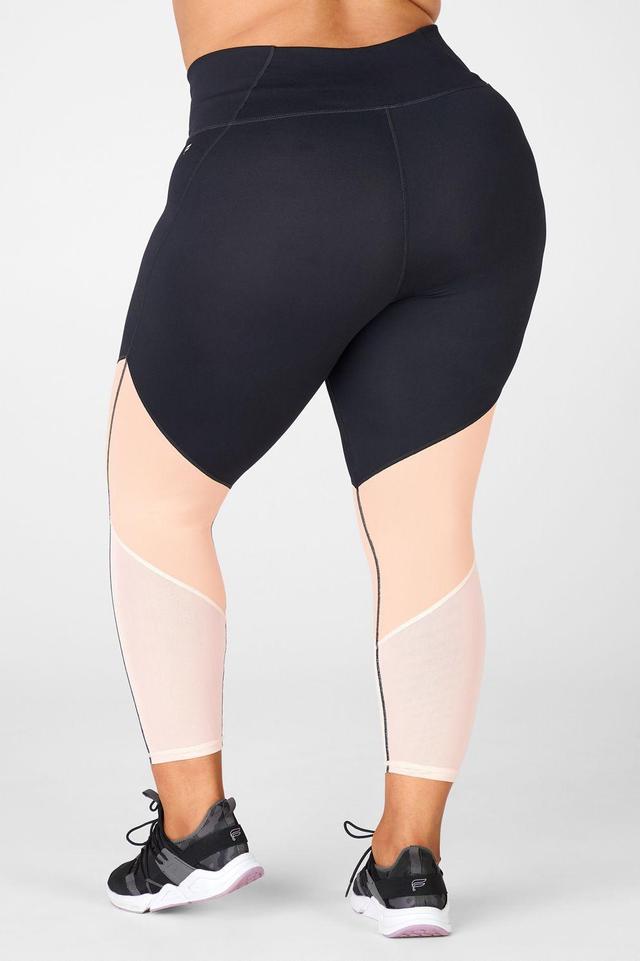 Fabletics Zone High-Waisted 7/8 Womens black plus Size 4X Product Image