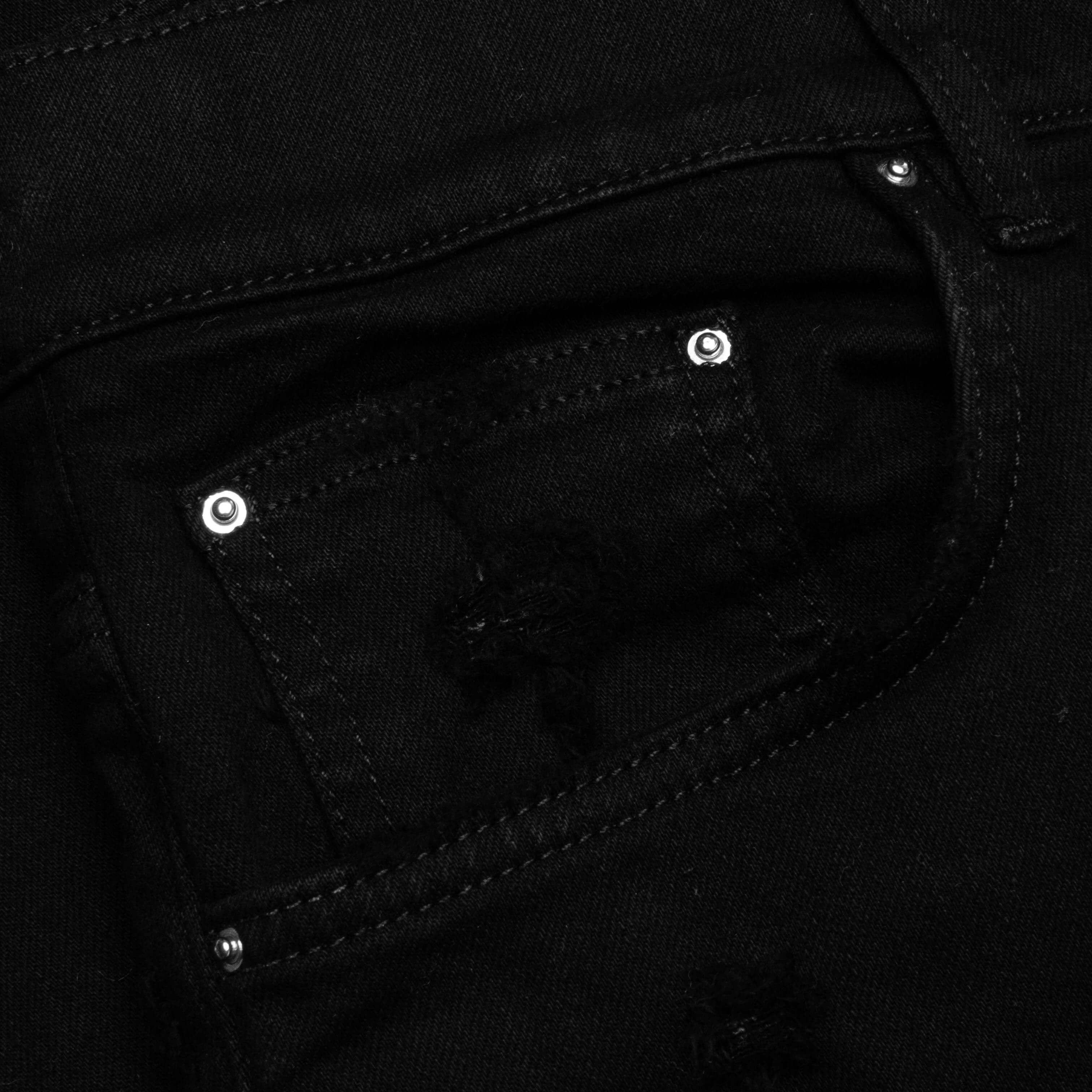 Stack Kick Flare Jean - Black Male Product Image