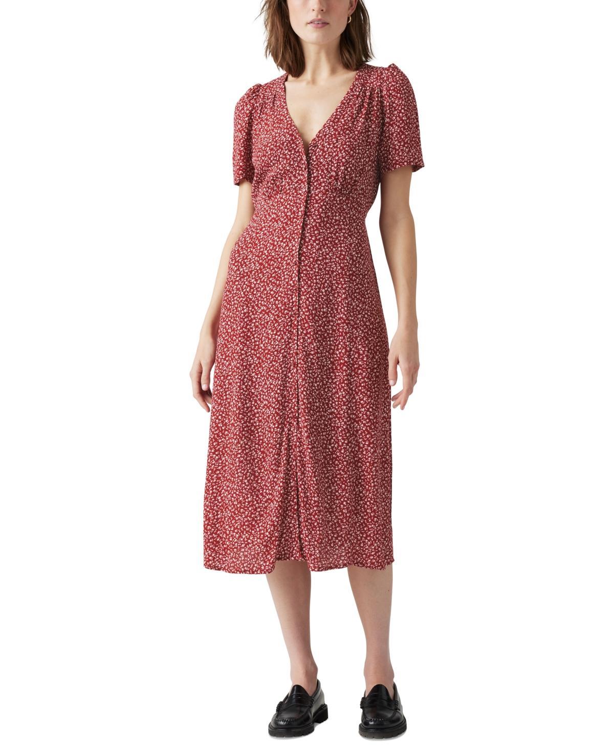 Women's Sarina Short-Sleeve Midi Dress Product Image