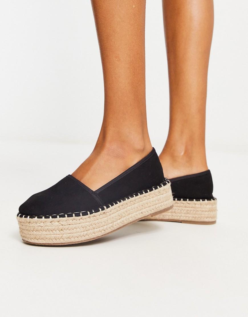 ASOS DESIGN Journal flatform espadrilles Product Image