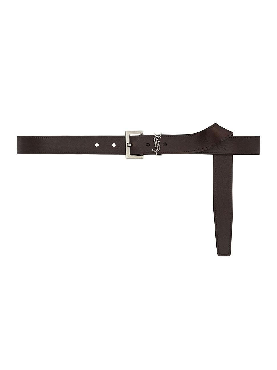 Mens Cassandre Belt In Vegetable-Tanned Leather Product Image