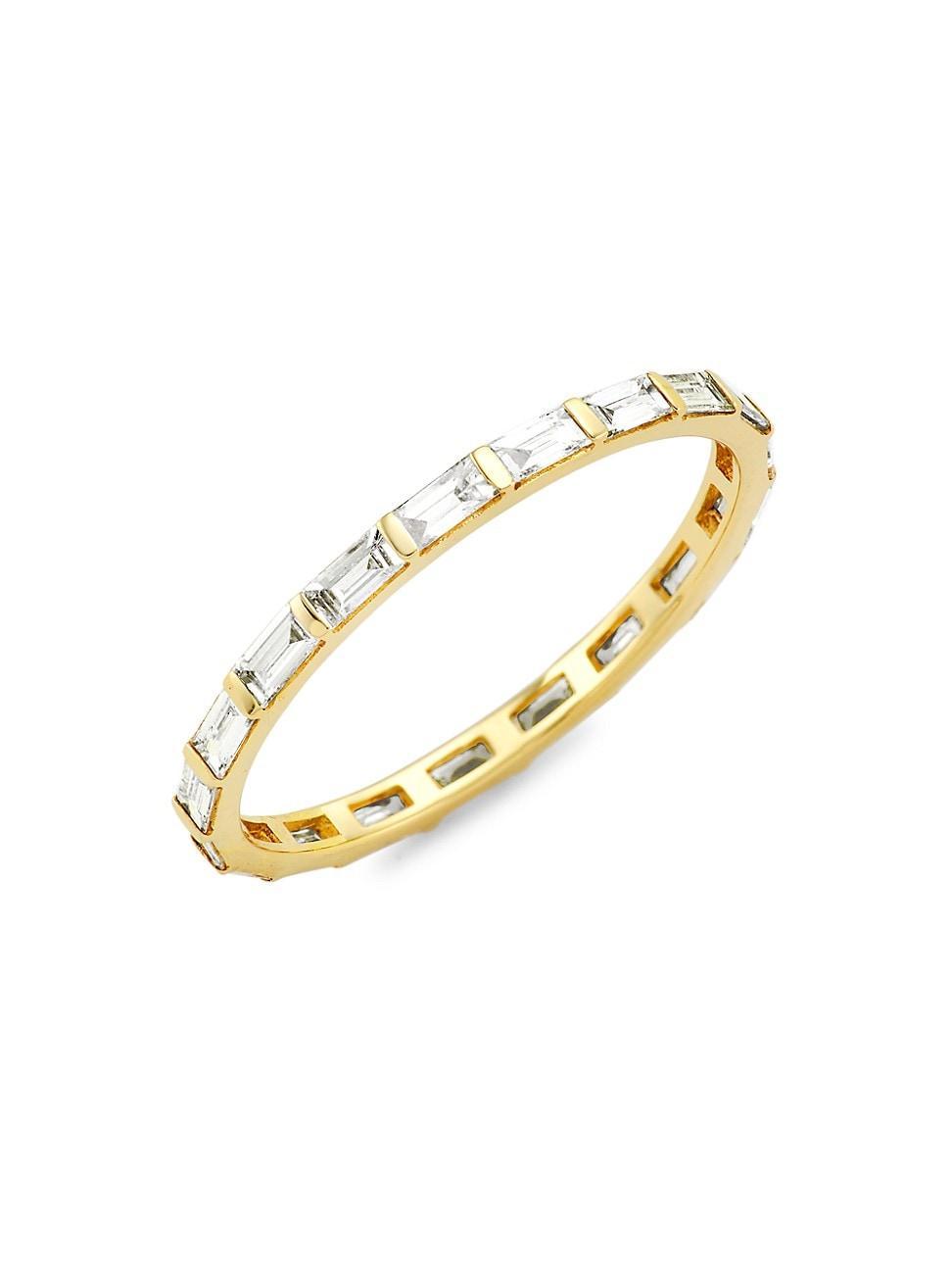 Womens East West 14K Yellow Gold & 0.831 TCW Diamond Baguette East West Band Ring Product Image