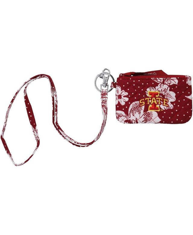 Womens Vera Bradley Iowa State Cyclones Rain Garden Zip Id Lanyard Product Image