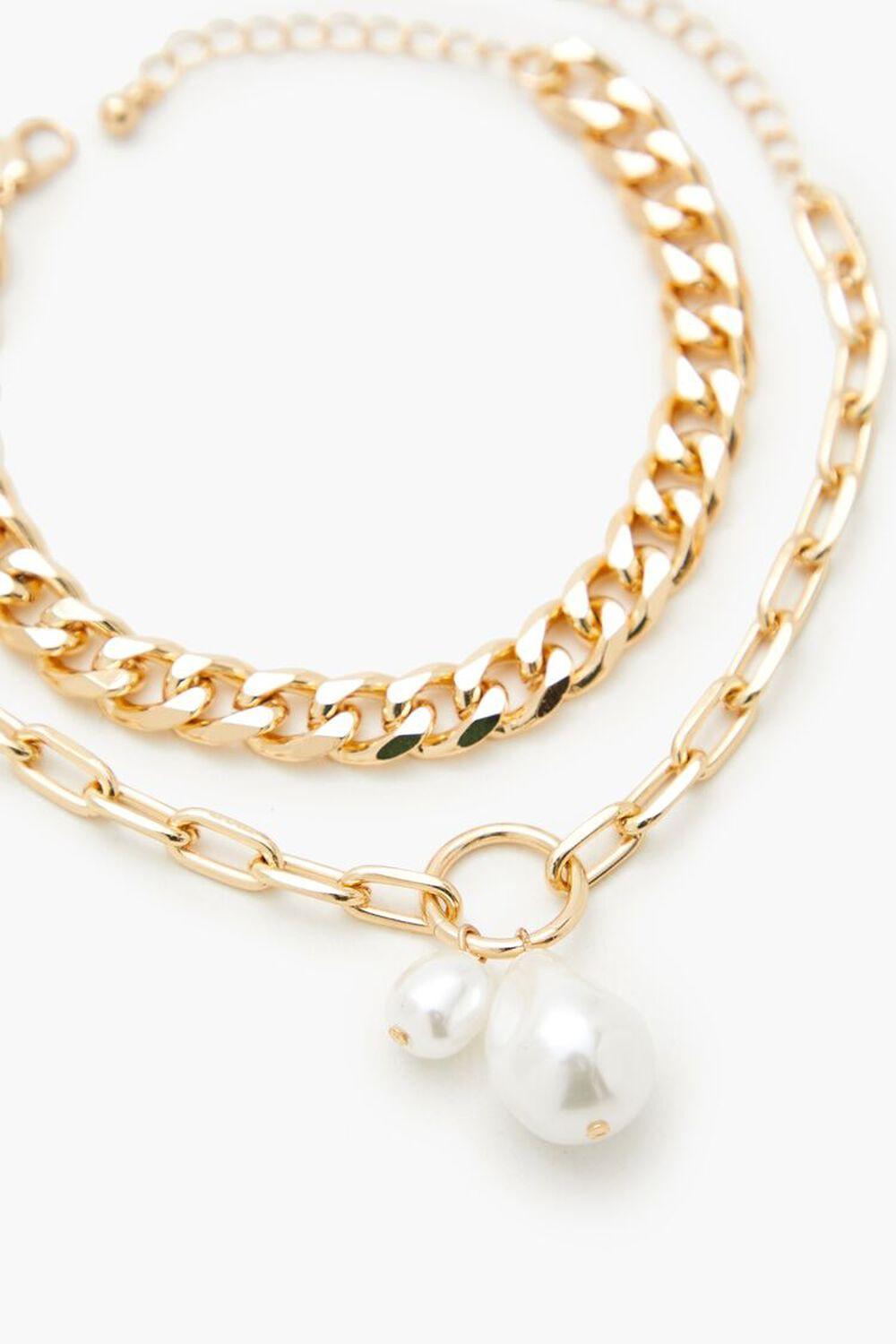 Faux Pearl Bracelet Set | Forever 21 Product Image