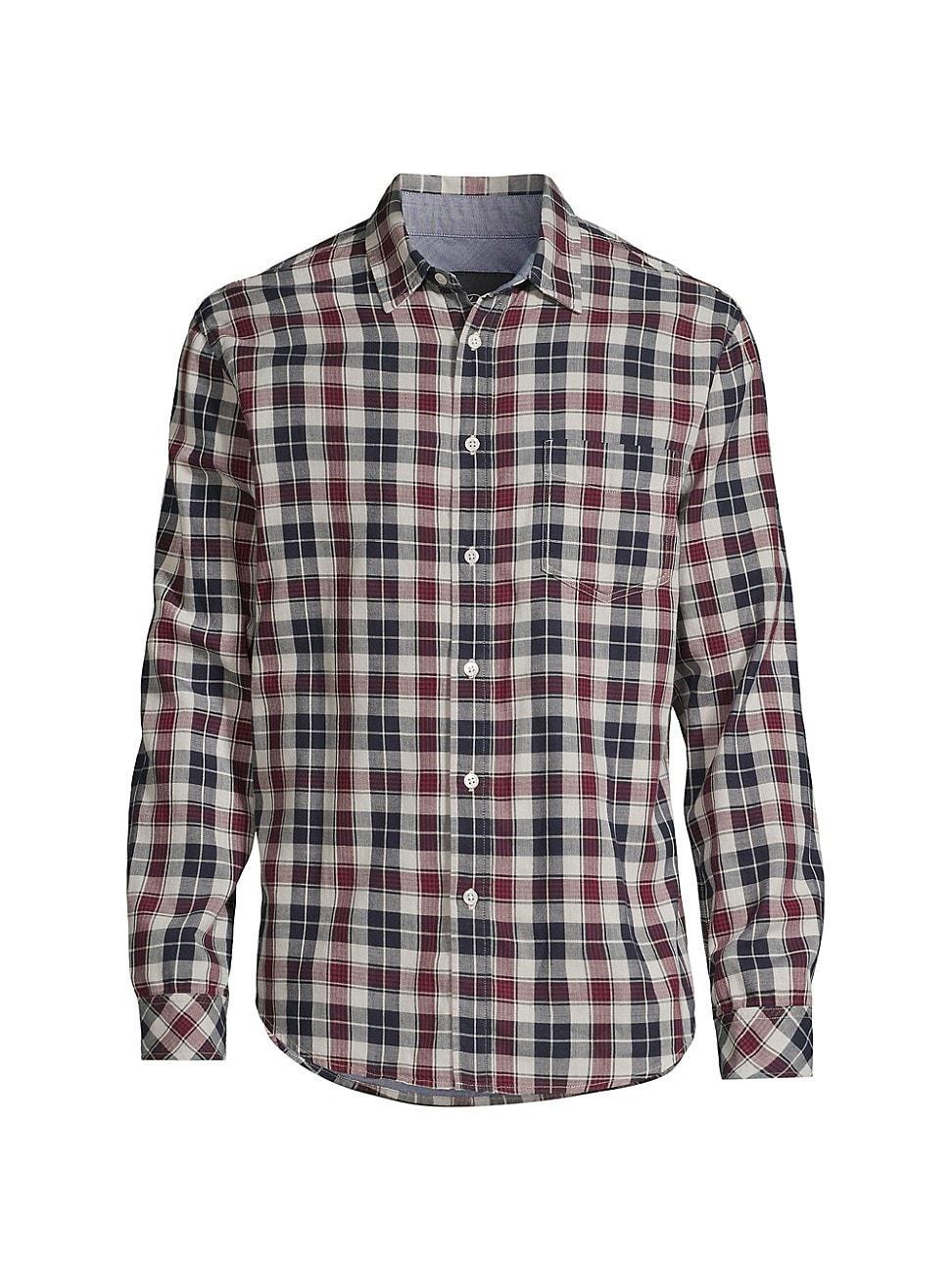 Mens Owens Plaid Cotton Shirt Product Image