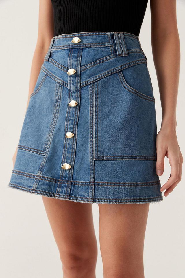 Belmond Denim Mini Skirt Product Image