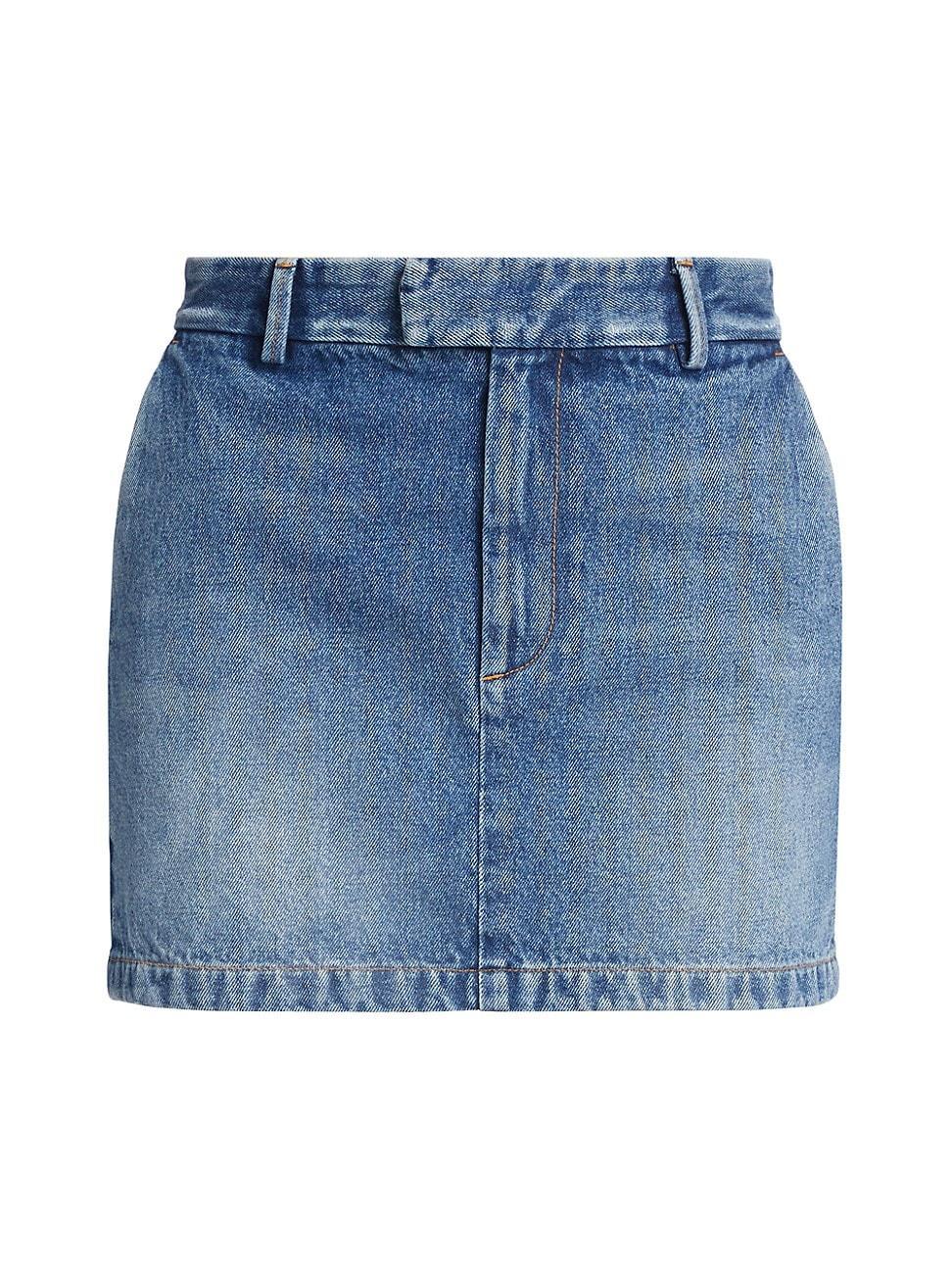 Womens Lula Denim Miniskirt product image