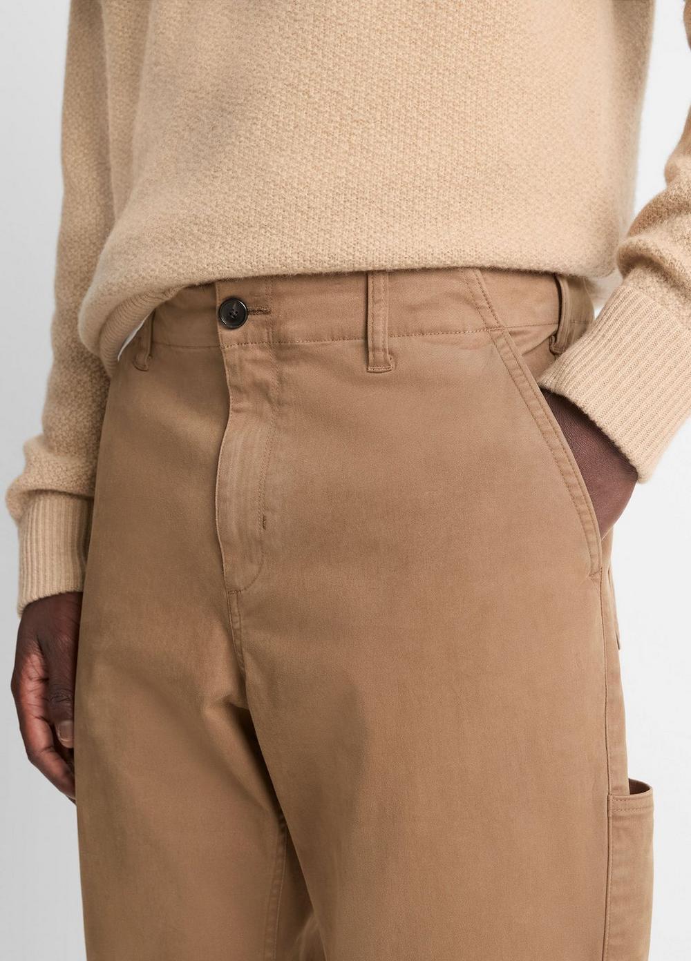 Louie Relaxed Garment Dye Cotton Utility Pant Product Image