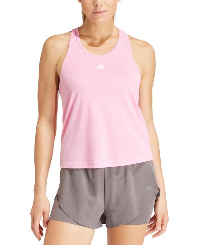 adidas Womens Training Small Logo Racerback Tank Top Product Image