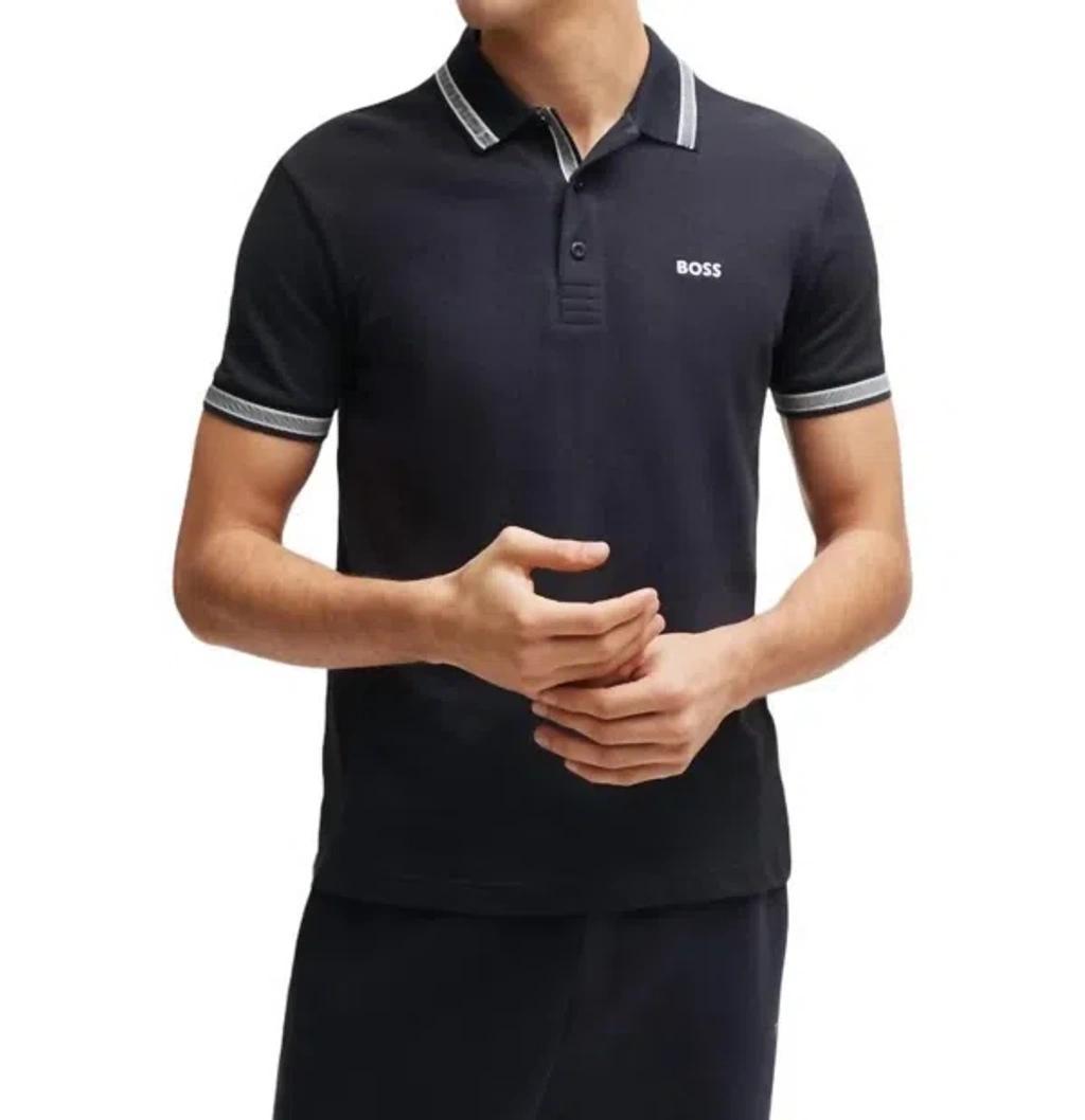 HUGO BOSS Paddy Polo Shirt In Dark Blue Product Image