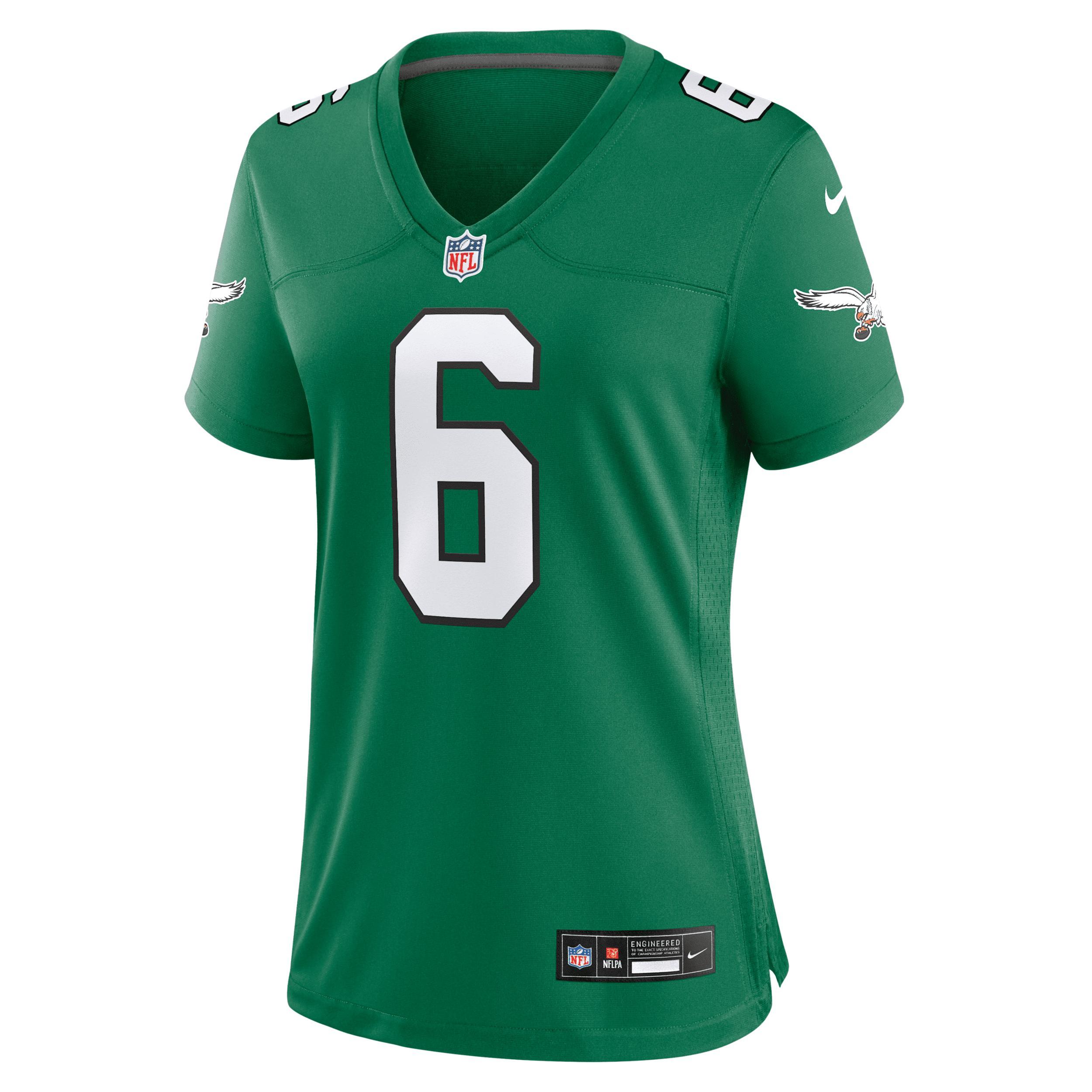 DeVonta Smith Philadelphia Eagles Women's Nike NFL Game Football Jersey Product Image