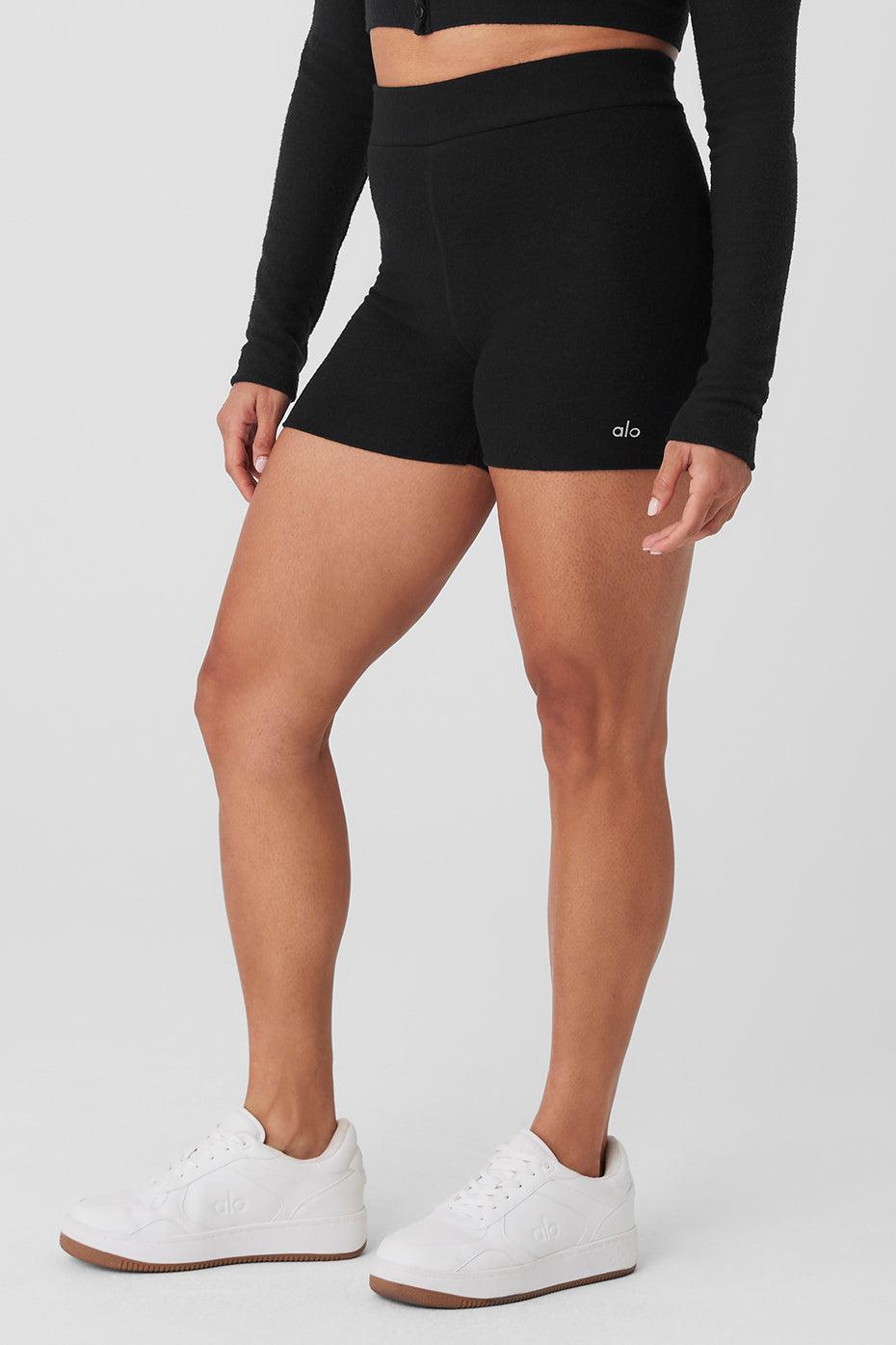 Alolux High-Waist Me Time Short - Black Female Product Image