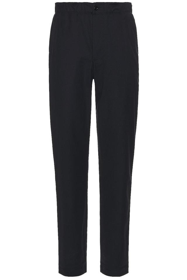 Norse Projects Ezra Relaxed Cotton Wool Twill Trouser in Blue. Product Image