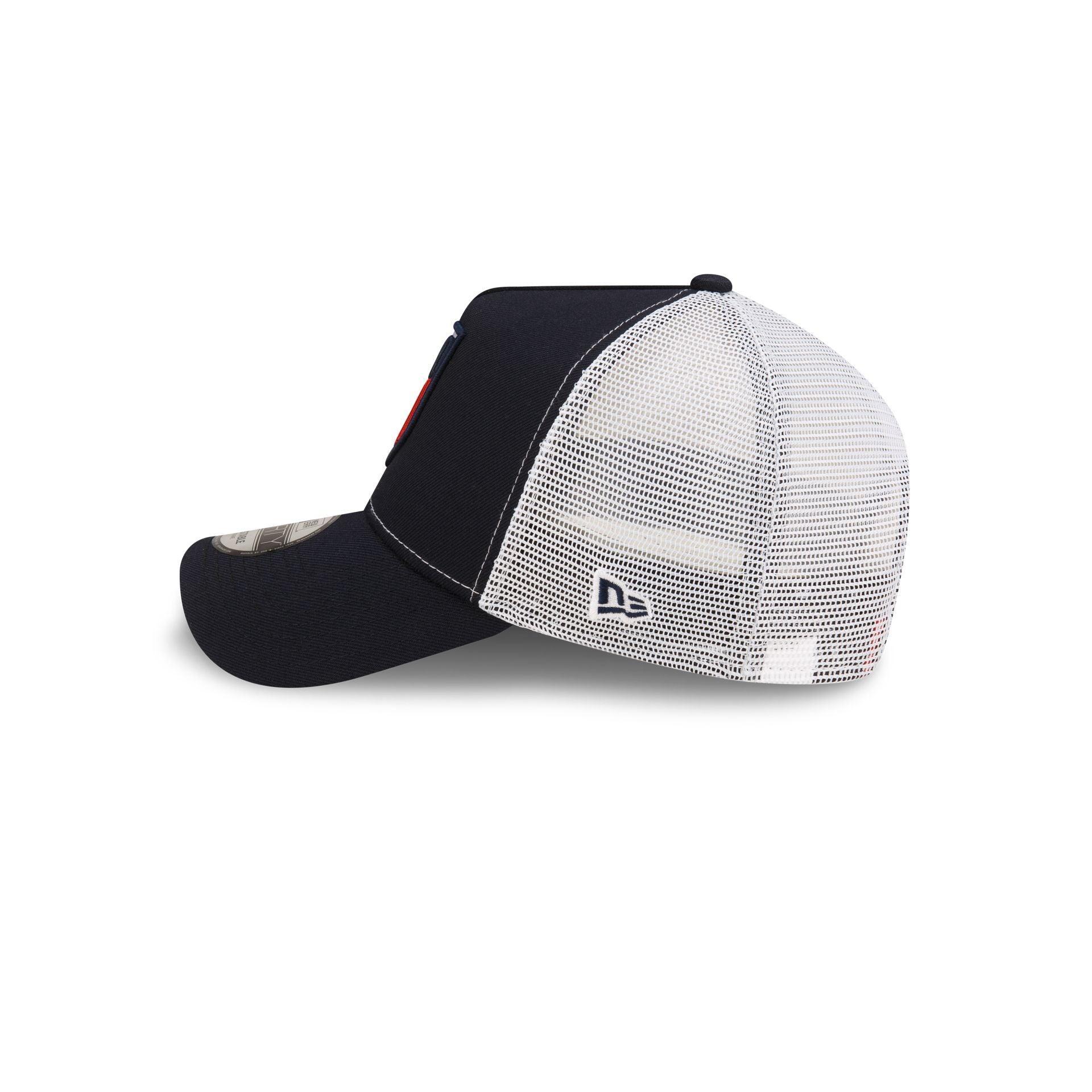 US Soccer Navy 9FORTY A-Frame Trucker Hat Male Product Image