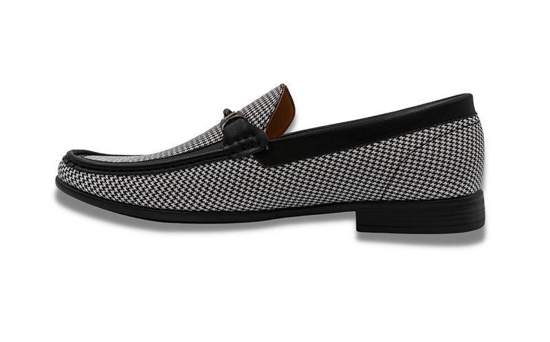 Black Houndstooth Loafer Product Image