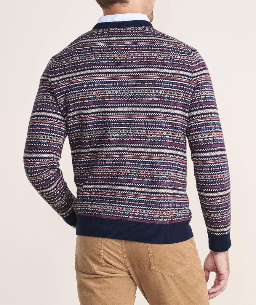 Wool Fair Isle Crewneck Sweater Product Image