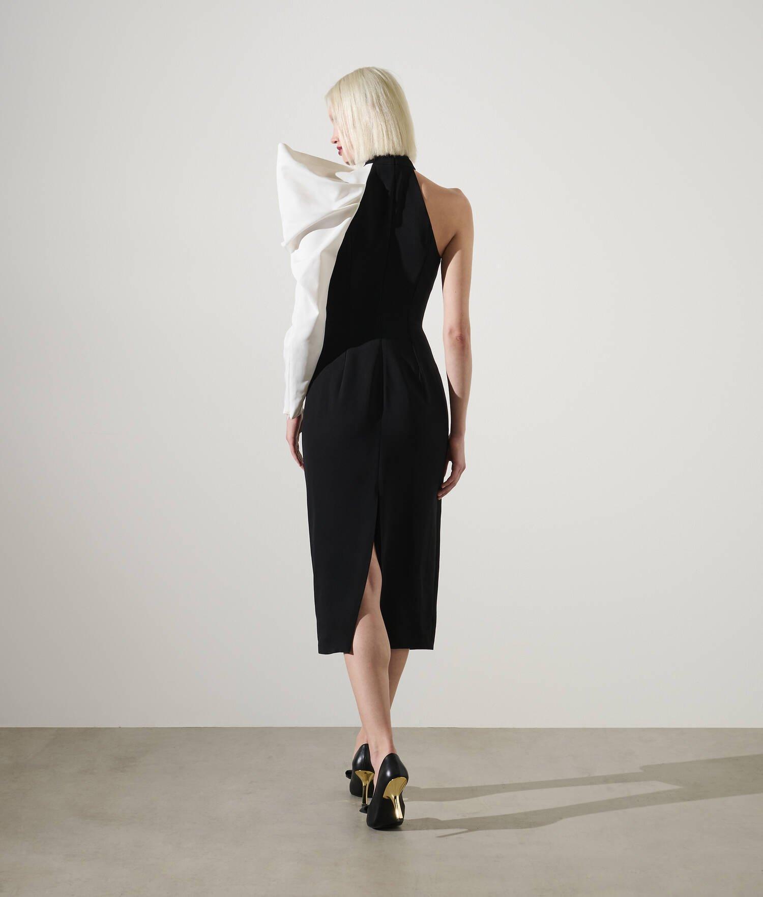 KARL STUDIO ASYMMETRIC MIDI DRESS Product Image