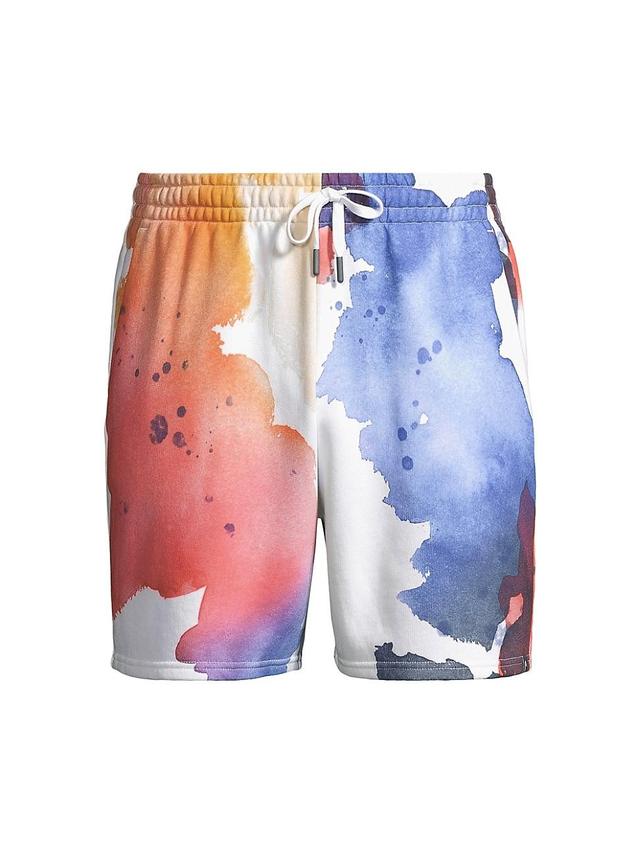 Mens Motion Watercolor Sweat Shorts Product Image