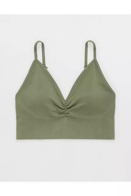 Superchill Seamless Mix Ruched Bralette Women's Product Image