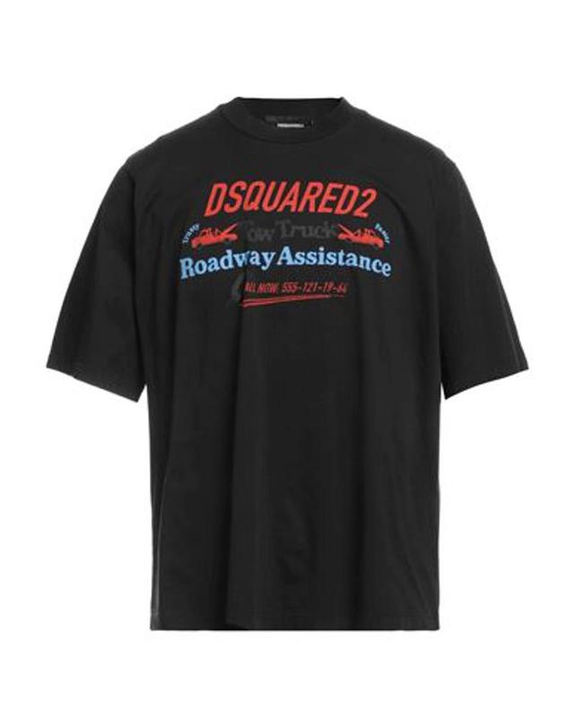 DSQUARED2 Man T-shirt Black Size Xxl Cotton Product Image