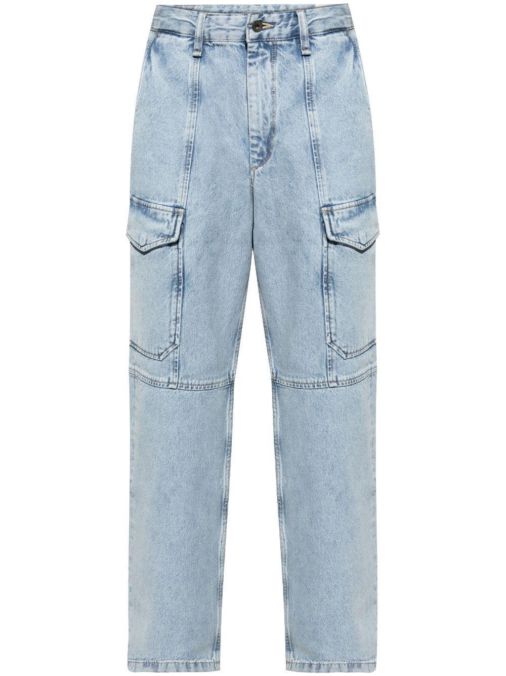 RAG & BONE Panelled Jeans In Blue Product Image