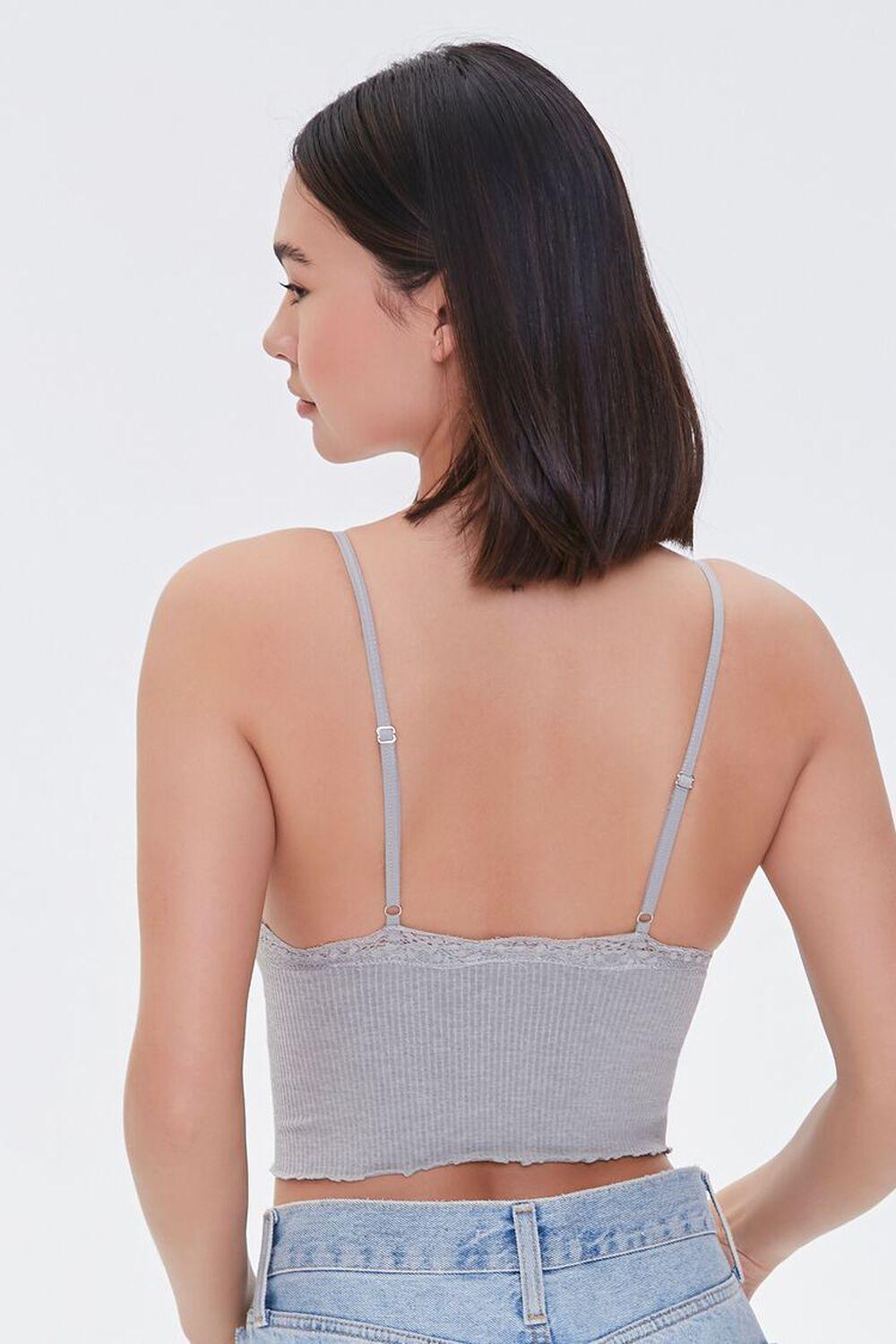 Seamless Lace-Trim Bralette | Forever 21 Product Image