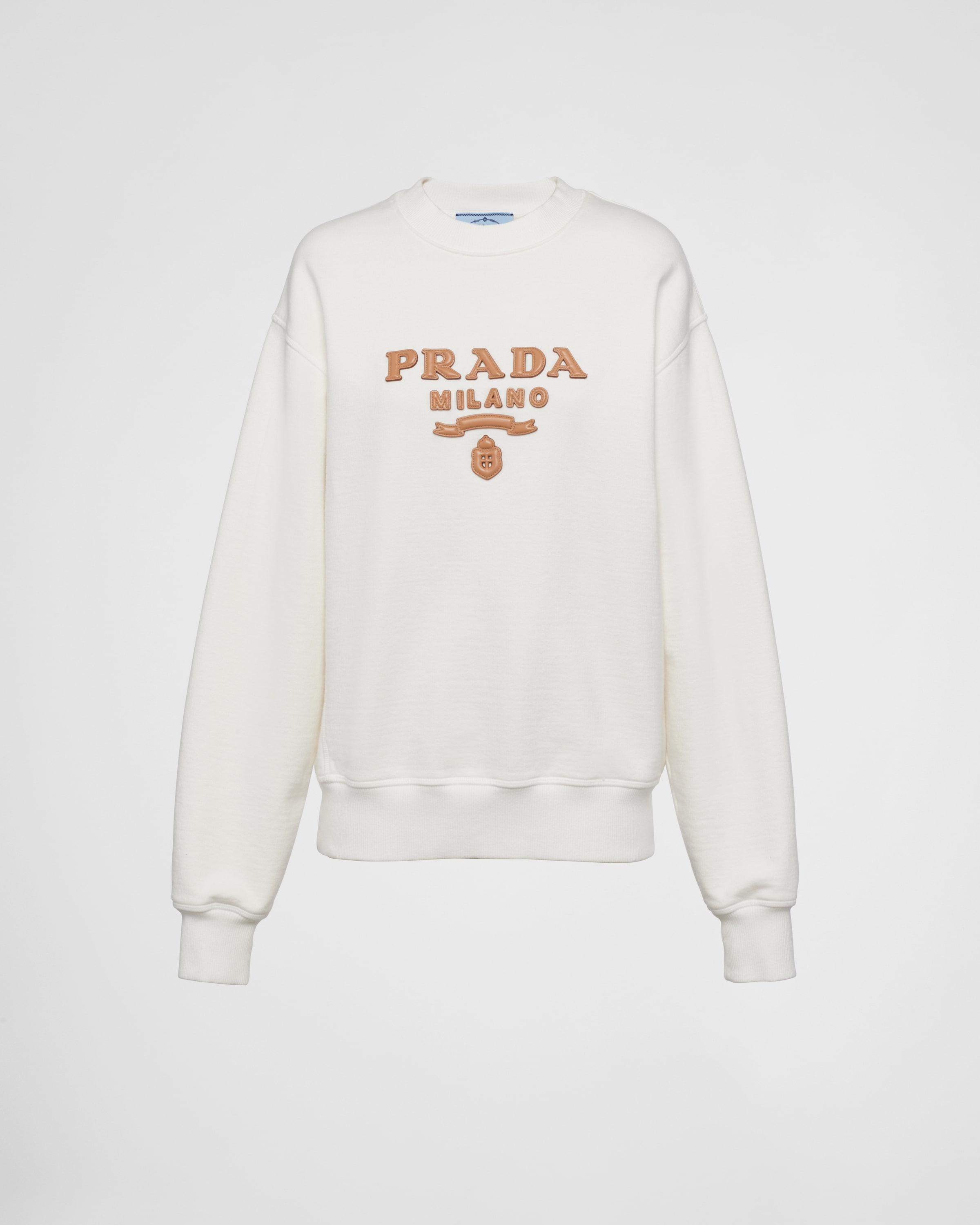 Oversized cotton sweatshirt Product Image