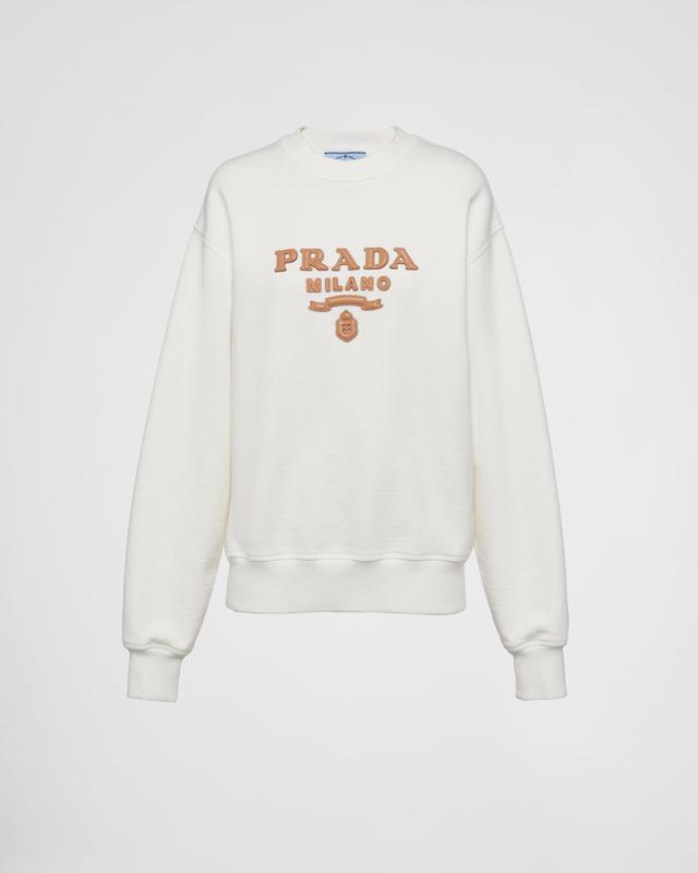 Oversized cotton sweatshirt Product Image