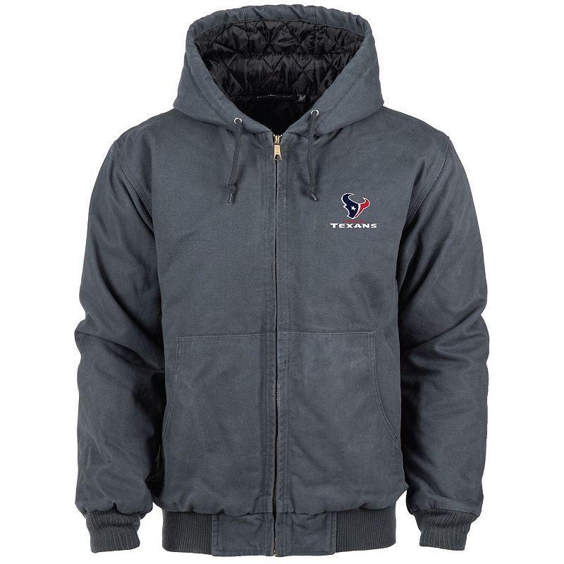 Mens Dunbrooke Houston Texans Dakota Cotton Canvas Hooded Jacket Blue Product Image