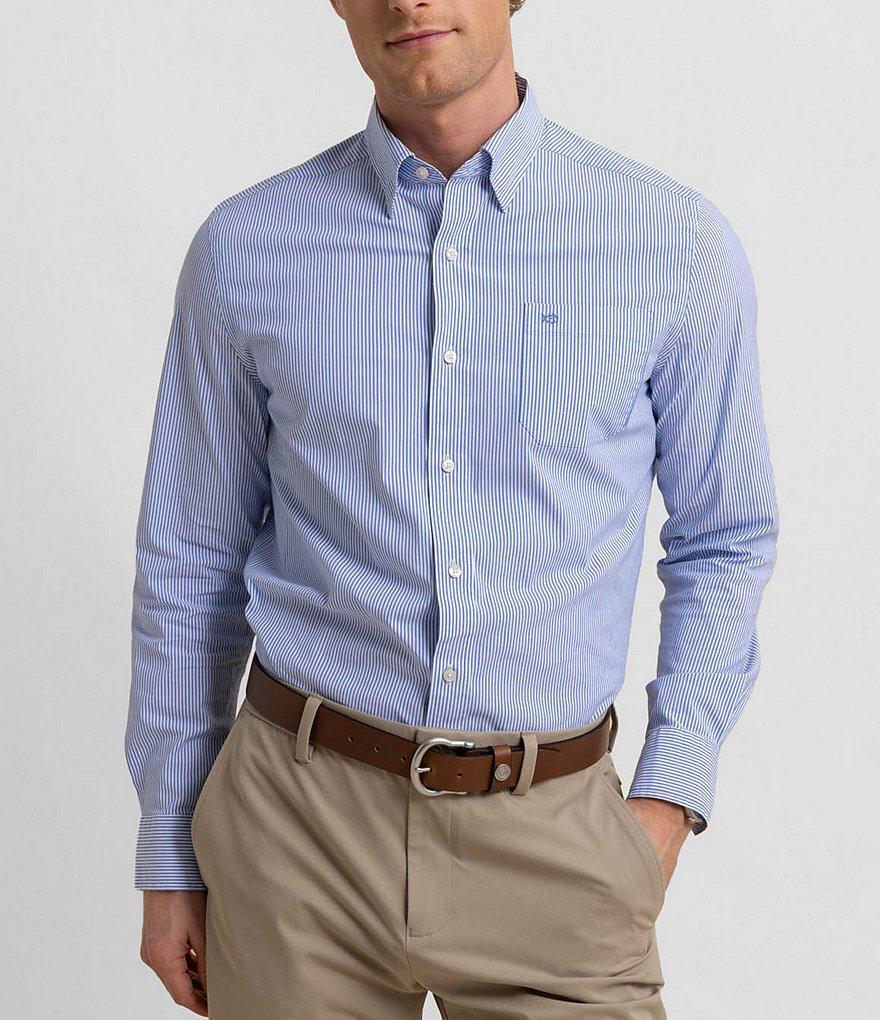 Southern Tide Charleston Granby Stripe Long Sleeve Woven Shirt Product Image