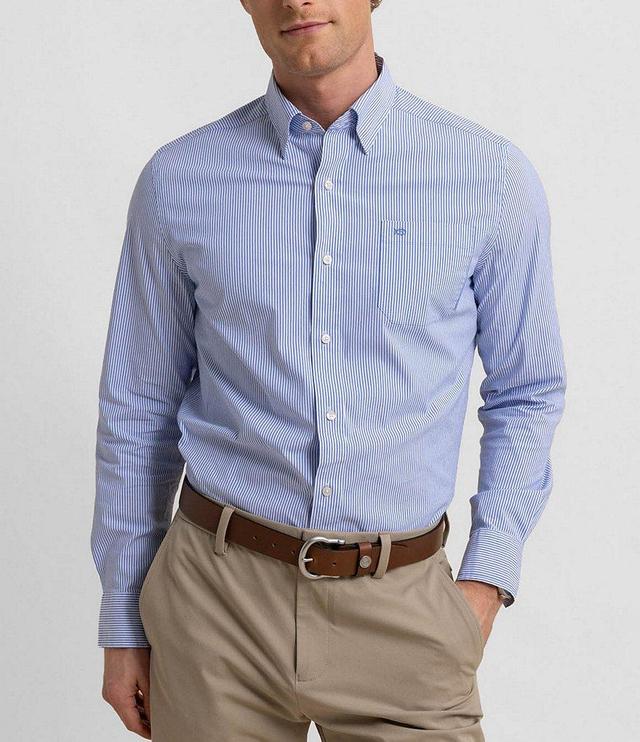 Southern Tide Charleston Granby Stripe Long Sleeve Woven Shirt Product Image