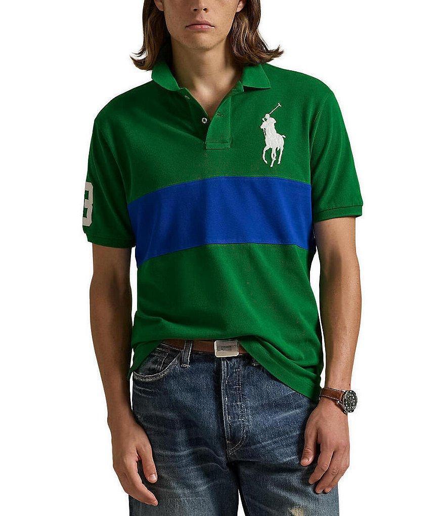 Polo Ralph Lauren Classic-Fit Big Pony Mesh Short Sleeve Polo Shirt Product Image