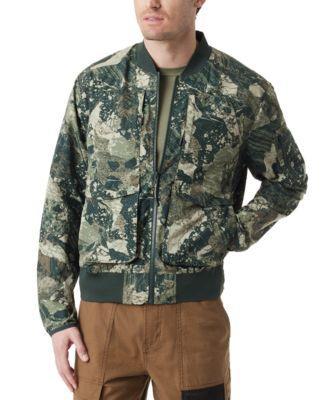 Bass Outdoor Mens Easy-Pack Travel Camo Bomber Jacket Product Image