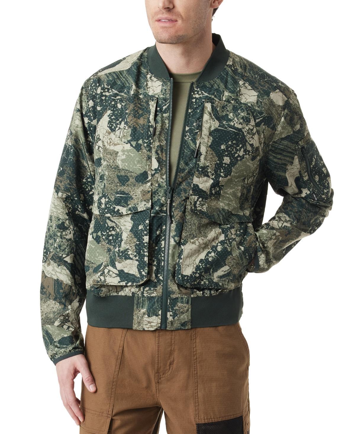 Bass Outdoor Mens Easy-Pack Travel Camo Bomber Jacket Product Image