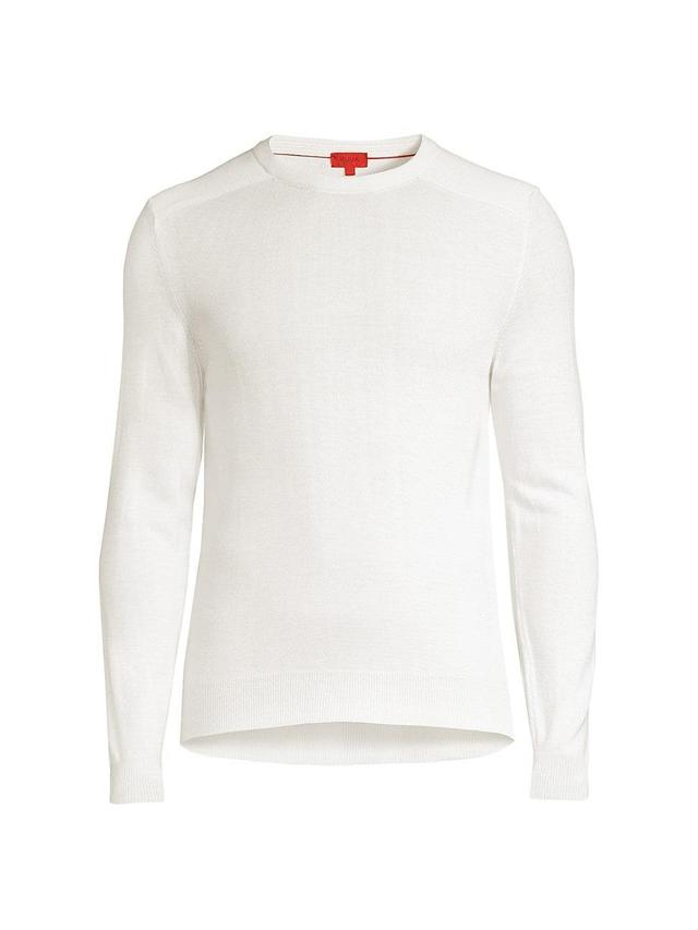 Mens Lighweight Wool-Blend Crewneck Sweater Product Image