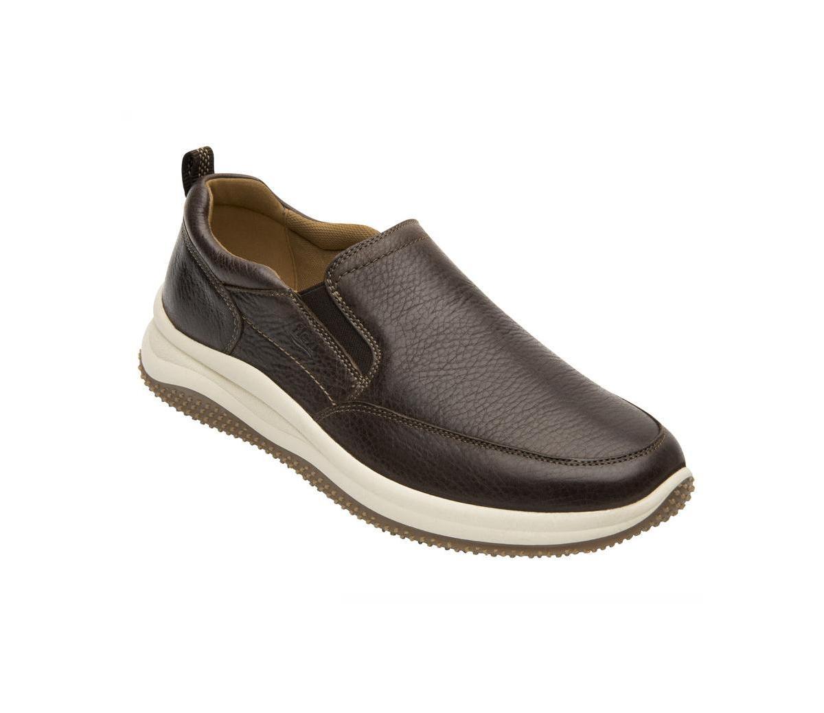 Mens Leather Slip-on Sneakers By Flexi Product Image