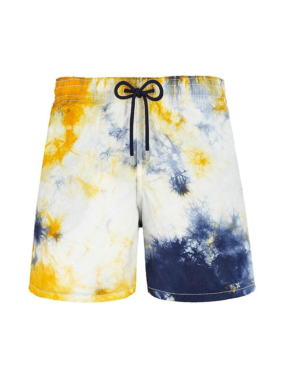 Mens Graphic Drawstring Swim Shorts Product Image