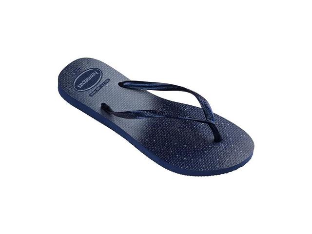 Havaianas Slim Gloss Flip Flop Sandal (Navy/Navy) Women's Shoes Product Image