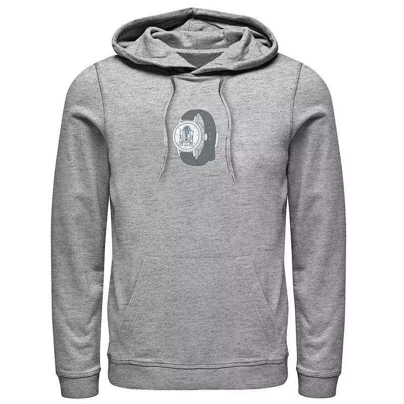 Mens Star Wars Jedi Fallen Order BD-1 Pullover Hoodie Athletic Grey Product Image