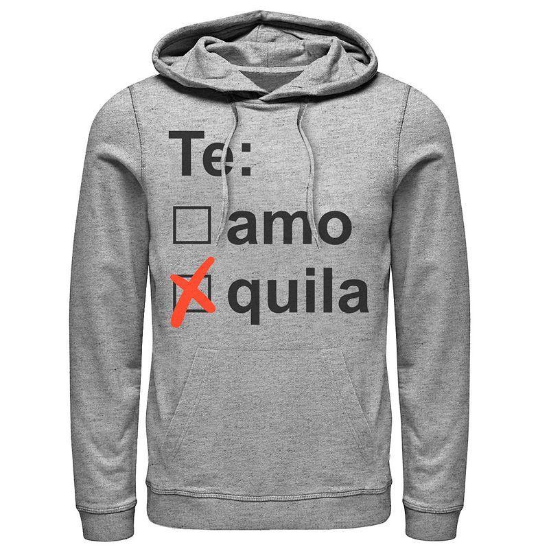 Mens Gonzales Tequilla Check List Hoodie Med Grey Product Image