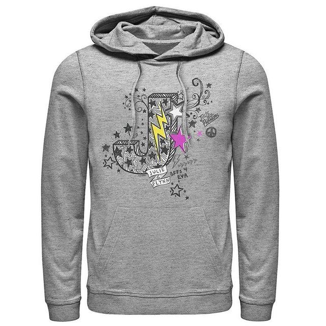 Mens Julie And The Phantoms Julie & Flynn J Sketch Hoodie Athletic Grey Product Image