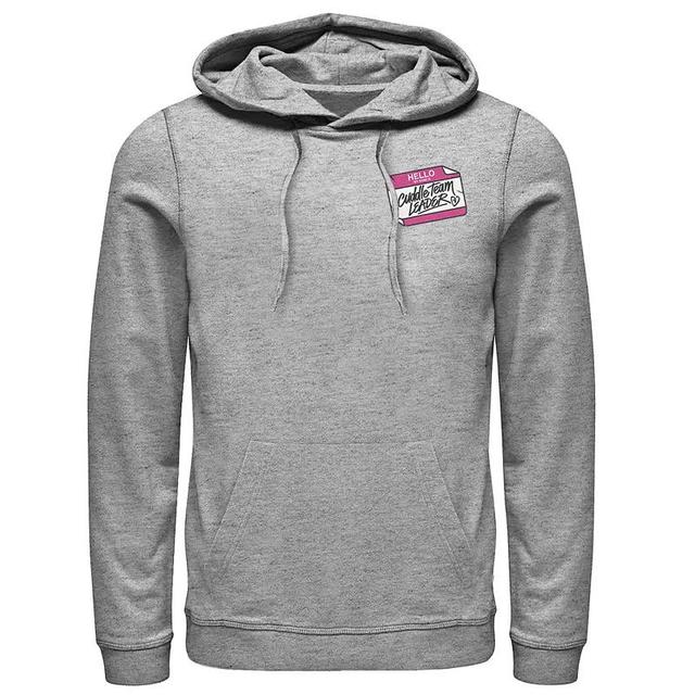 Mens DC Comics Catwoman Pink Retro Text Hoodie Athletic Grey Product Image