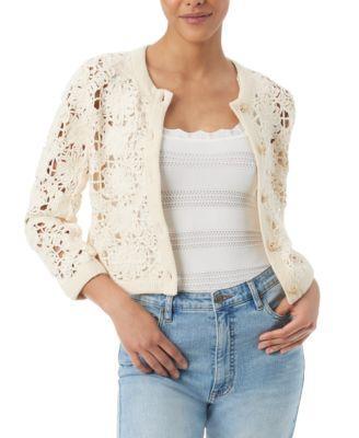 Women's Ramona Cotton Open-Knit Jacket Product Image