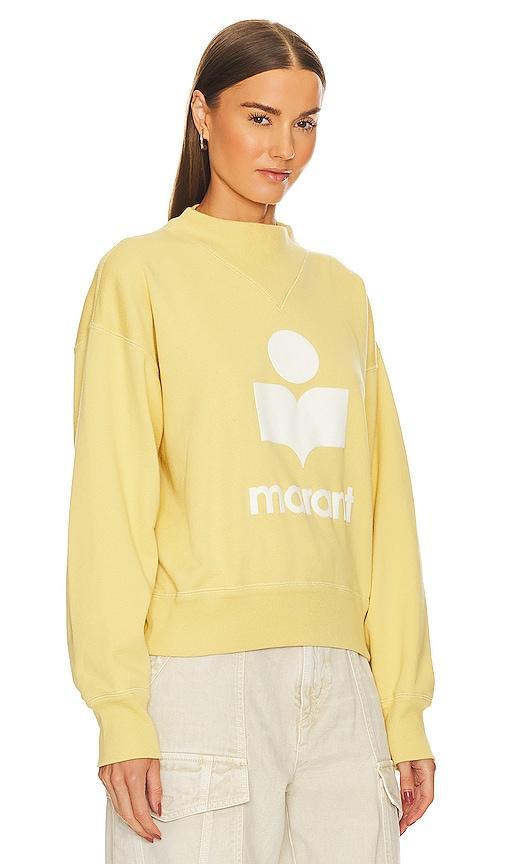 Isabel Marant Etoile Moby Sweatshirt in Yellow. Size 38/6, 40/8, 42/10. Product Image