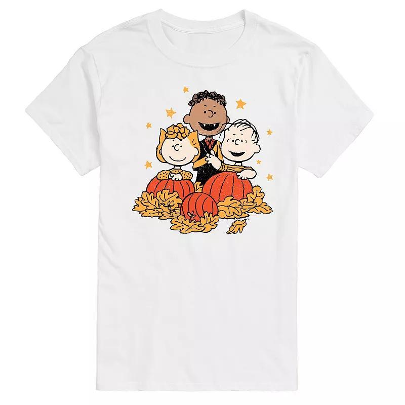 Mens Peanuts Pumpkin Trio Graphic Tee Product Image